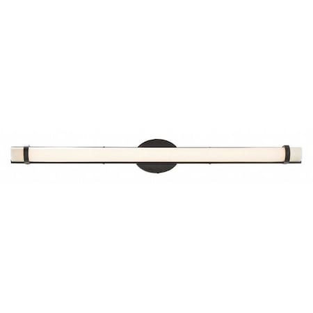 Nuvo Slice 36 in. LED Wall Sconce Aged Bronze Finish White Acryli 62-936
