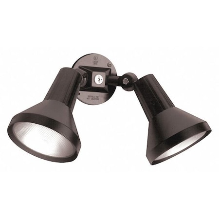 Nuvo 2-Light - 15in. - Flood-Light Exterior - PAR38 with Adjustable Swivel - Black Finish SF77-701