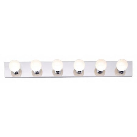 Nuvo Wall Fixture, 6L, 36", Vanity, Chrome SF77-194
