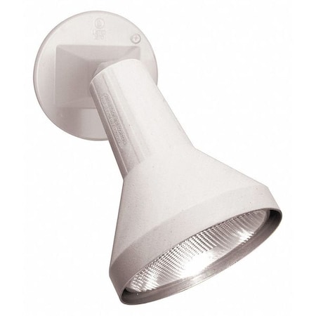 Nuvo 1-Light - 8in. - Flood-Light Exterior - PAR38 with Adjustable Swivel - White Finish SF77-487