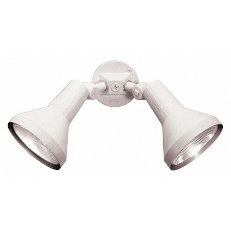 Nuvo 2-Light - 15in. - Flood-Light Exterior - PAR38 with Adjustable Swivel - White Finish SF77-488