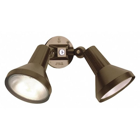 Nuvo 2-Light - 15in. - Flood-Light Exterior - PAR38 with Adjustable Swivel - Bronze Finish SF77-495