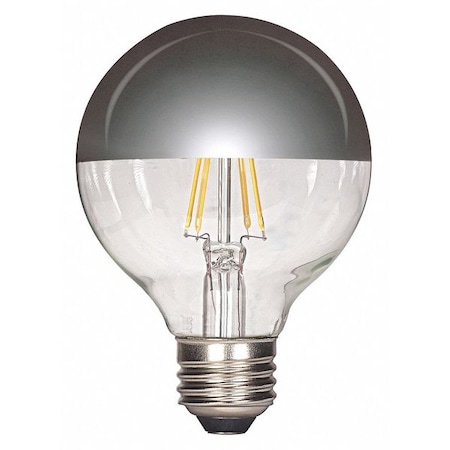 Satco 4.5W G25 LED Silver crown Medium 2700K 430Ls 120V S9828