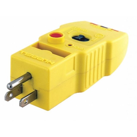 Hubbell Wiring Device-Kellems Snapconnect, Circuit Tester, w/GFCI SNAPCTG