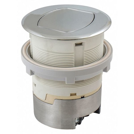 Hubbell Wiring Device-Kellems Straight Blade Receptacle, 5-15R, 15 A, 125V AC, 2 Pole, 3 Wire, Surface Mount RCT200CH