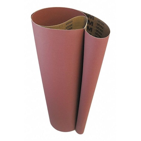 VSM Abrasive Belt, 100 Grit, AO, 37 x 60", PK2, Coated, 37" W, 60" L, 100 Grit, Fine, Aluminum Oxide, Brown 17997