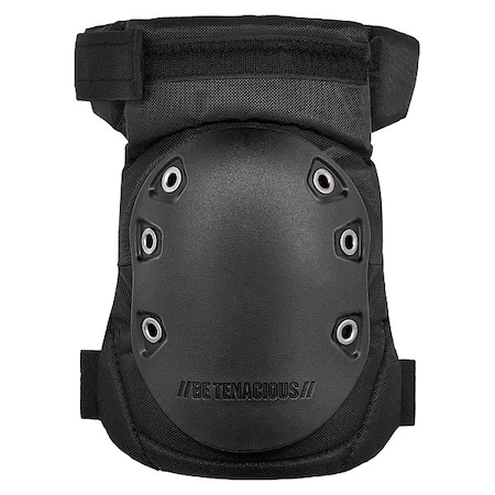 Ergodyne Knee Pad, Hard Shell, Gel, Foam Pad, Rubber Cap, Hook-and-Loop Closure, 2 Straps, Black, Universal 435HL