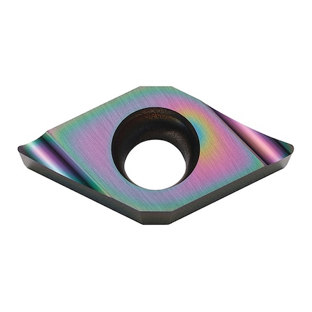 Kyocera Diamond Turning Insert, Diamond, 3, 1 DCGT3251RA3PDL010