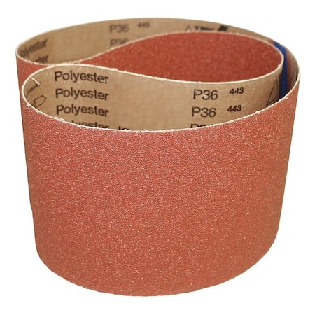 Vsm Abrasive Belt, 50 Grt, AO, 10 x70-1/2", PK10, 10" W, 70-1/2" L, Coated, Aluminum Oxide, 50 Grit, Coarse 29187
