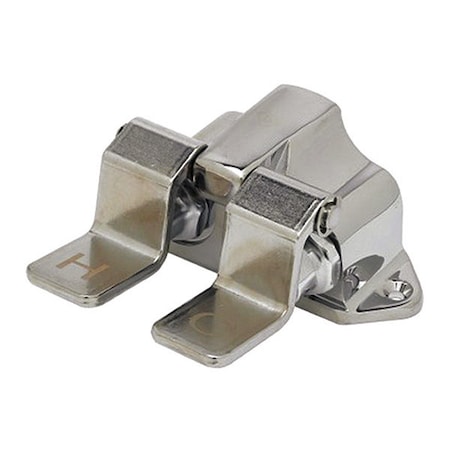 T&S Brass Pedal Valve, Floor Mounted B-0502