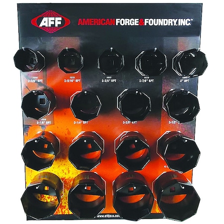 American Forge & Foundry Automotive Socket Set, SAE, 17 pcs 18580P