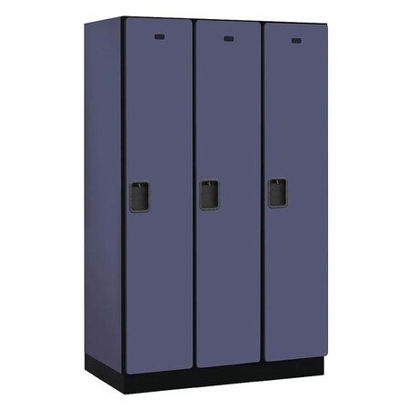 Salsbury Industries Wardrobe Locker, 45Wx76Hx21"D, 1Tier, Blue 21361BLU