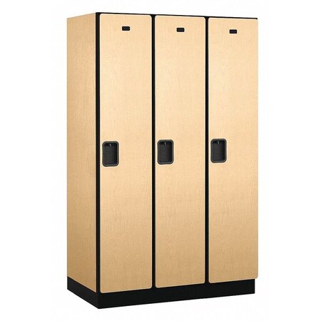 Salsbury Industries Wardrobe Locker, 45Wx76Hx21"D, 1Tier, Maple 21361MAP