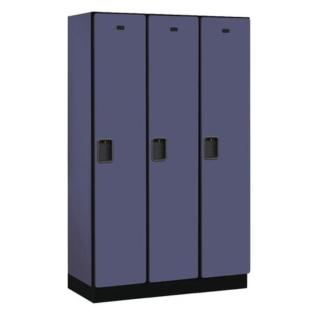 Salsbury Industries Wardrobe Locker, 45Wx76Hx18"D, 1Tier, Blue 21368BLU