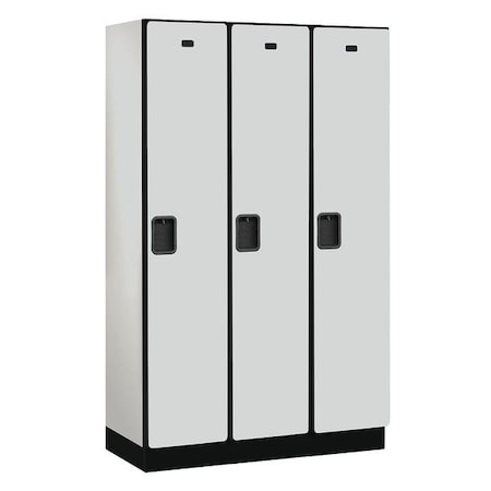 Salsbury Industries Wardrobe Locker, 45Wx76Hx18"D, 1Tier, Gray 21368GRY