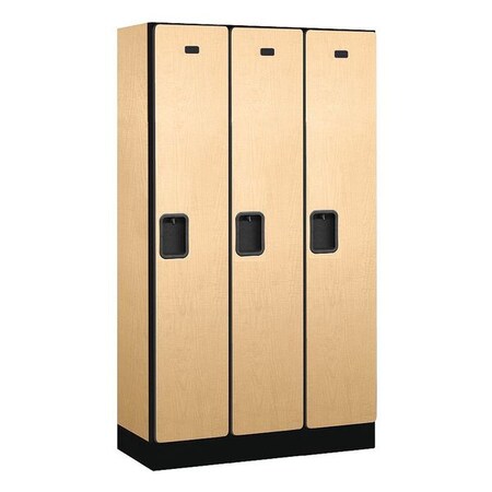 Salsbury Industries Wardrobe Locker, 36Wx64Hx15"D, 1Tier, Maple 31355MAP