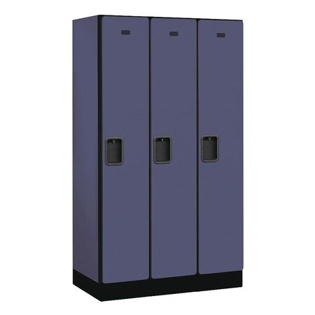 Salsbury Industries Wardrobe Locker, 36Wx64Hx18"D, 1Tier, Blue 31358BLU