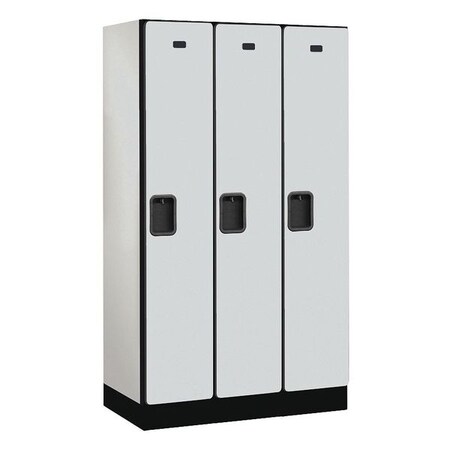 Salsbury Industries Wardrobe Locker, 36Wx64Hx18"D, 1Tier, Gray 31358GRY