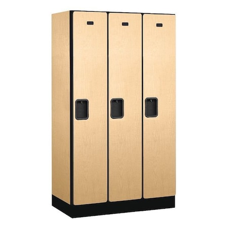 Salsbury Industries Wardrobe Locker, 36Wx64Hx18"D, 1Tier, Maple 31358MAP