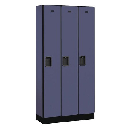 Salsbury Industries Wardrobe Locker, 36Wx76Hx15"D, 1Tier, Blue 31365BLU