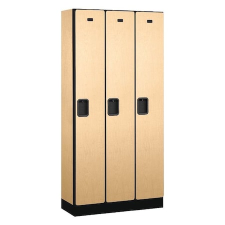 Salsbury Industries Wardrobe Locker, 36Wx76Hx15"D, 1Tier, Maple 31365MAP