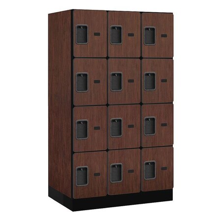 Salsbury Industries Wardrobe Locker, 36Wx64Hx21"D, 4Tier, Mhgny 34351MAH