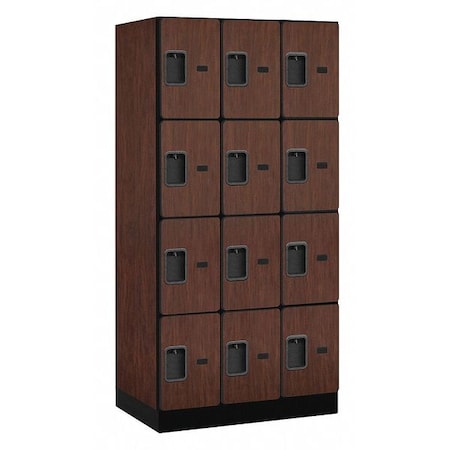 Salsbury Industries Wardrobe Locker, 36Wx76Hx21"D, 4Tier, Mhgny 34361MAH