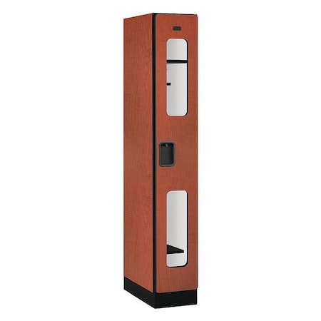 Salsbury Industries Wardrobe Locker, 12Wx76Hx21"D, 1Tier, Chrry S-31161CHE