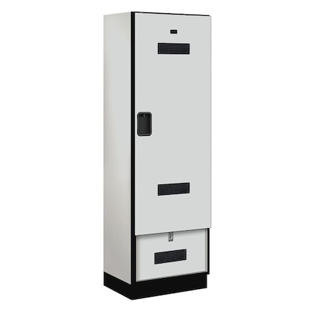 Salsbury Industries Gear Locker, 24Wx76Hx18"D, Gray 30078GRY