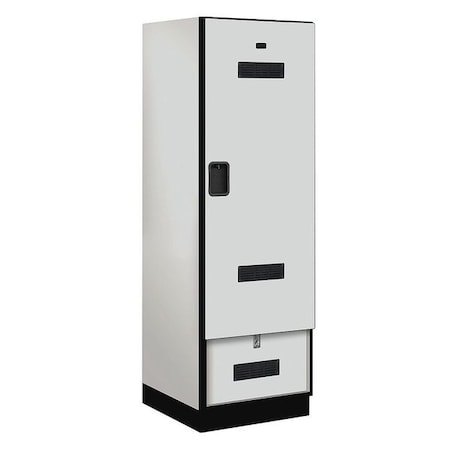 Salsbury Industries Gear Locker, 24Wx76Hx24"D, Gray 30074GRY