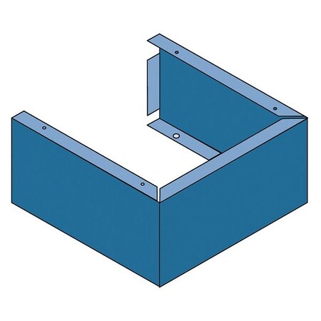 Salsbury Industries Locker Base, 12inWx6inHx12inD, Blue 88832BL
