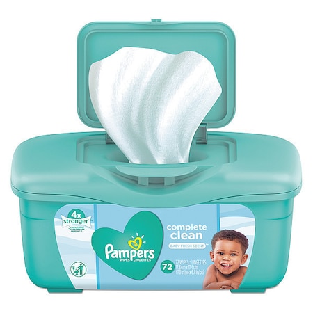 Pampers Complete Clean Baby Wipes, 1 Ply, PK8 75476