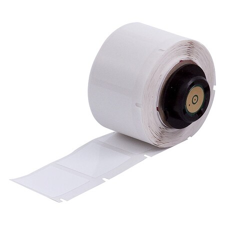 Brady Pre-Cut Label Stock Roll, White, Gloss M6-19-483