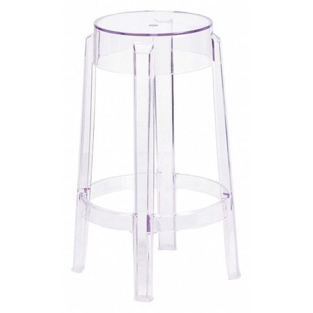 Flash Furniture Transparent Stool, 25.75"H FH-118-APC1-GG