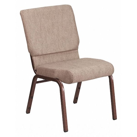Flash Furniture Hercules Church Chair, 19-1/4 in W 25" L 33-1/4" H, Fabric Seat FD-CH02185-CV-BGE1-GG