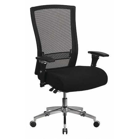 Flash Furniture Hercules Office Chair, Black Back, 28-1/2 in W 25" L 47-1/2" H GO-WY-85H-GG