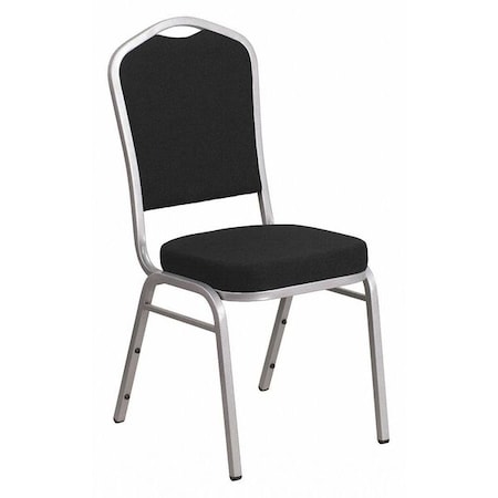Flash Furniture Hercules Banquet Chair, Black Back, 17-1/4 in W 20-1/4" L 38" H, Fabric Seat FD-C01-S-11-GG