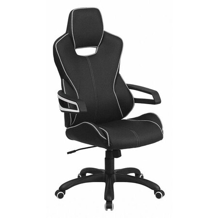Flash Furniture Contemporary, 19" to 23" Height, Fixed, Black CH-CX0699H01-GG
