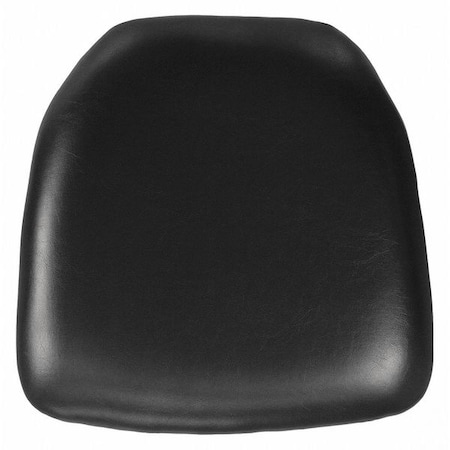 Flash Furniture Chiavari Chair Cushion, Black Back, 15.5 W 15-1/2" L 2 H, Vinyl Seat BH-BK-HARD-VYL-GG