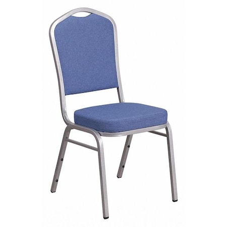 Flash Furniture Hercules Banquet Chair, Blue Back, 17-1/4 in W 20-1/4" L 38" H, Fabric Seat FD-C01-S-7-GG