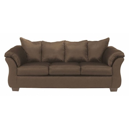 Flash Furniture Cafe Microfiber Sofa, 39" x 40" FSD-1109SO-CAF-GG