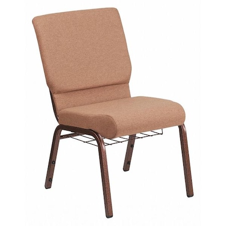 Flash Furniture Hercules Church Chair, 19-1/4 in W 25" L 33-1/4" H, Fabric Seat FD-CH02185-CV-BN-BAS-GG
