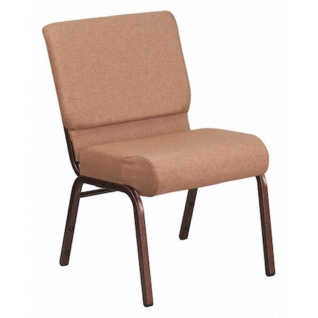 Flash Furniture Hercules Church Chair, 21-1/4 in W 25" L 33" H, Fabric Seat FD-CH0221-4-CV-BN-GG