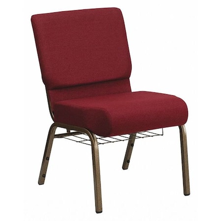 Flash Furniture Hercules Church Chair, 21-1/4 in W 25" L 33" H, Fabric Seat FD-CH0221-4-GV-3169-BAS-GG