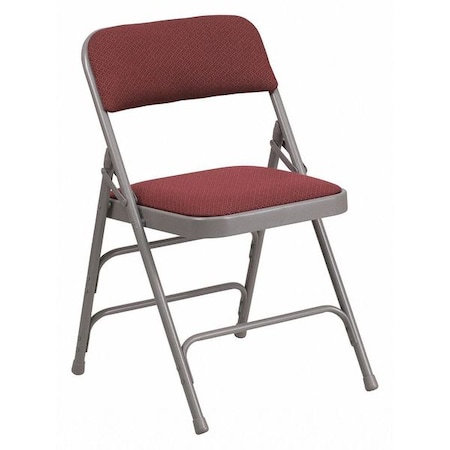 Flash Furniture Burgundy Fabric Metal Chair AW-MC309AF-BG-GG