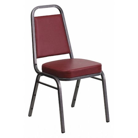Flash Furniture Hercules Banquet Chair, 17-1/2 in W 20-1/4" L 36" H, Vinyl Seat FD-BHF-1-SILVERVEIN-BY-GG