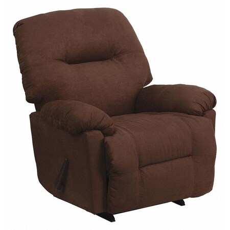 Flash Furniture Chocolate Microfiber Recliner AM-C9350-2550-GG