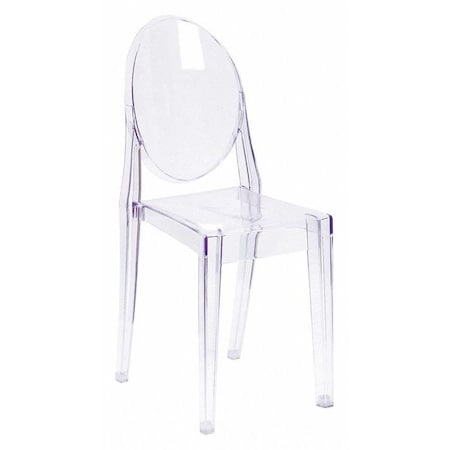 Flash Furniture Clear Stacking Side Chair FH-111-APC-CLR-GG