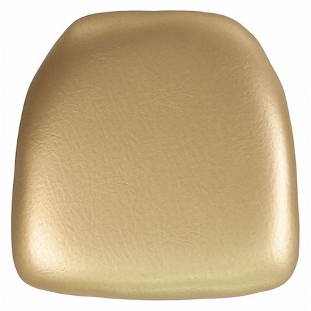 Flash Furniture Chiavari Chair Cushion, 15.5 W 15-1/2" L 2 H, Vinyl Seat BH-GOLD-HARD-VYL-GG