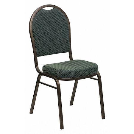 Flash Furniture Hercules Banquet Chair, 17-1/4 in W 20-1/4" L 37-1/2" H, Fixed, Fabric Seat FD-C03-GOLDVEIN-4003-GG